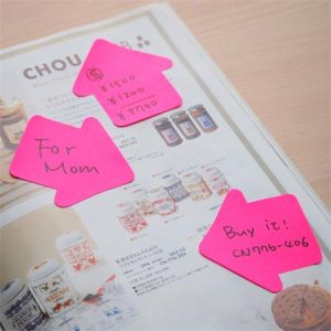 Egyedi formájú öntapadó jegyzettömbök