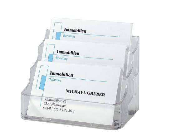 Névjegytartó, műanyag, 210 db-os, SIGEL, áttetsző 1 SIGEL