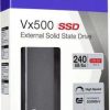 SSD (külső memória), 240 GB, USB 3.2 Gen2, VERBATIM "Vx500", szürke