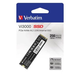 SSD (belső memória), 256GB, PCIe NVMe M2, 3300/1300 MB/s, VERBATIM "Vi3000"