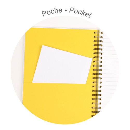 Spirálfüzet Clairefontaine Inkebana A/5, 60 lapos, vonalas, vegyes 5 Spirálfüzet Clairefontaine Inkebana A/5, 60 lapos, vonalas, vegyes - Image 5