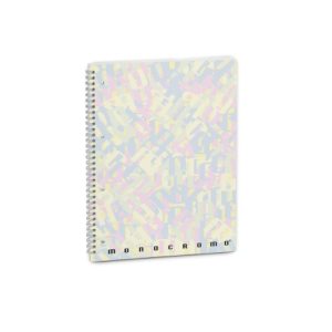 Spirálfüzet Pigna Monocromo MULTICOLOR A/4 100 lapos kockás