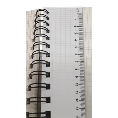 Spirálfüzet Pigna Monocromo Professional A/4 100 lapos kockás kemény fedeles 3 Spirálfüzet Pigna Monocromo Professional A/4 100 lapos kockás kemény fedeles - Image 3