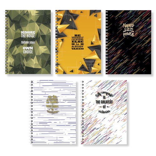 Spirálfüzet pd Inspiration A/4-100 lapos sima 1 Spirálfüzet pd Inspiration A/4-100 lapos sima