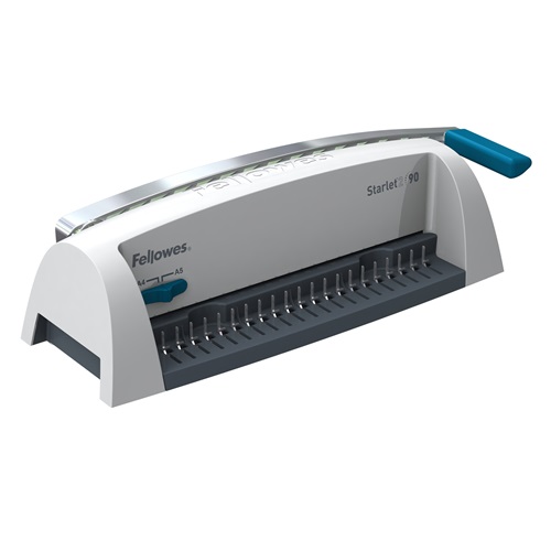 Spirálozógép Fellowes Starlet-2 120 manuális műanyag spirálozó 120 lap 1 Spirálozógép Fellowes Starlet-2 120 manuális műanyag spirálozó 120 lap