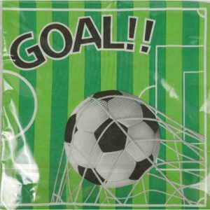 Szalvéta 33x33 cm Focis 20 db/csomag