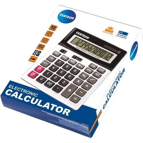 Számológép Centrum asztali 210x155x20 mm szürke 2 Számológép Centrum asztali 210x155x20 mm szürke - Image 2