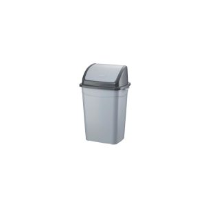 Szemetes kuka billenő fedéllel műanyag 16 literes antracit UP118-245