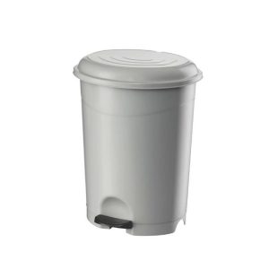 Szemetes kuka pedálos műanyag 12 literes fehér UP126B