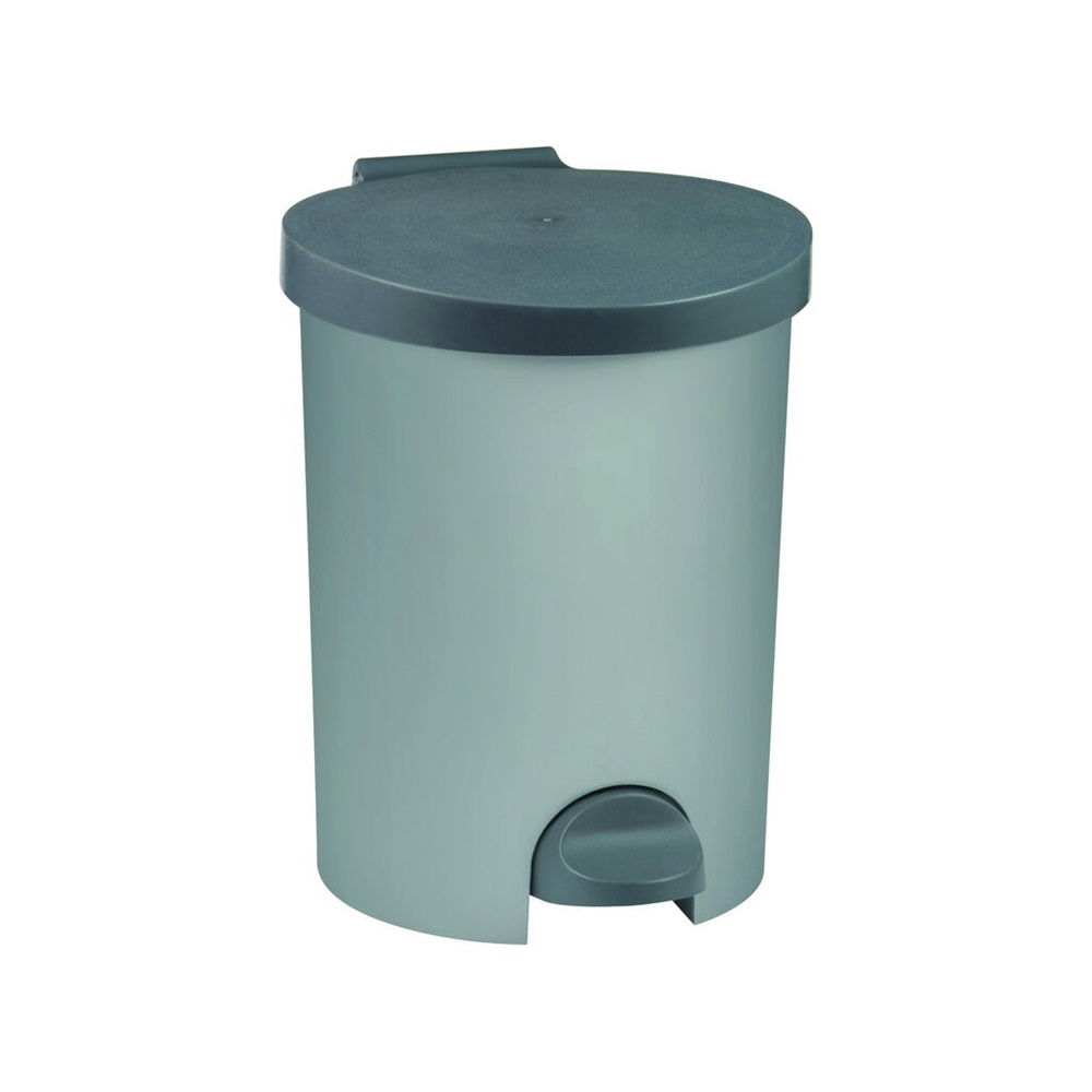 Szemetes kuka pedálos műanyag 15 literes kivehető tartállyal Curver ezüst/fekete 1 Szemetes kuka pedálos műanyag 15 literes kivehető tartállyal Curver ezüst/fekete