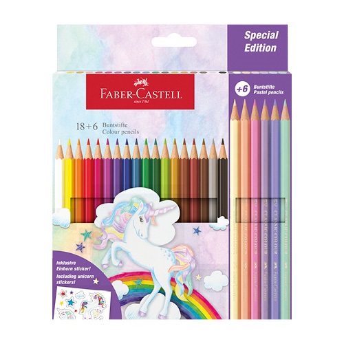 Színes ceruza Faber-Castell kastélyos 18db+6db klt. 1 Színes ceruza Faber-Castell kastélyos 18db+6db klt.