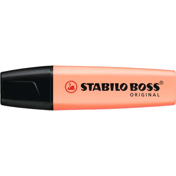 Szovegkiemelo 2 5mm vagott hegyu STABILO BOSS Pastel 70 126 barack i112770