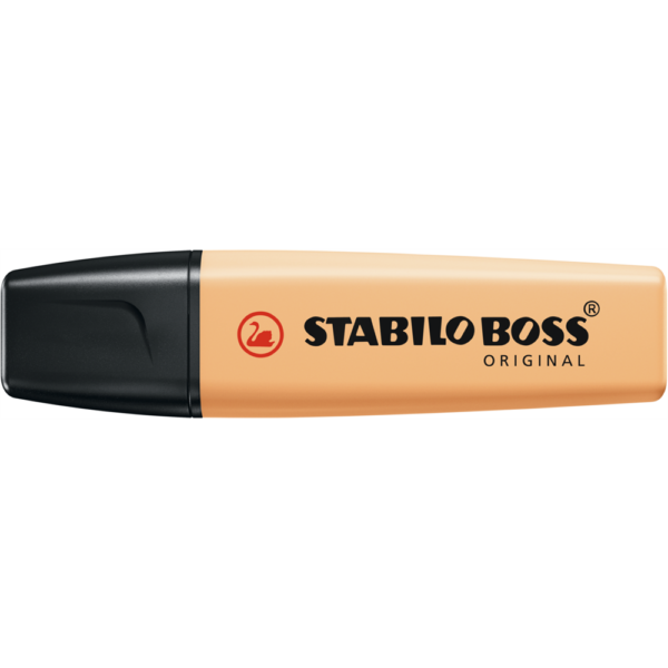 Szovegkiemelo 2 5mm vagott hegyu STABILO Boss original Pastel fako narancs i598518