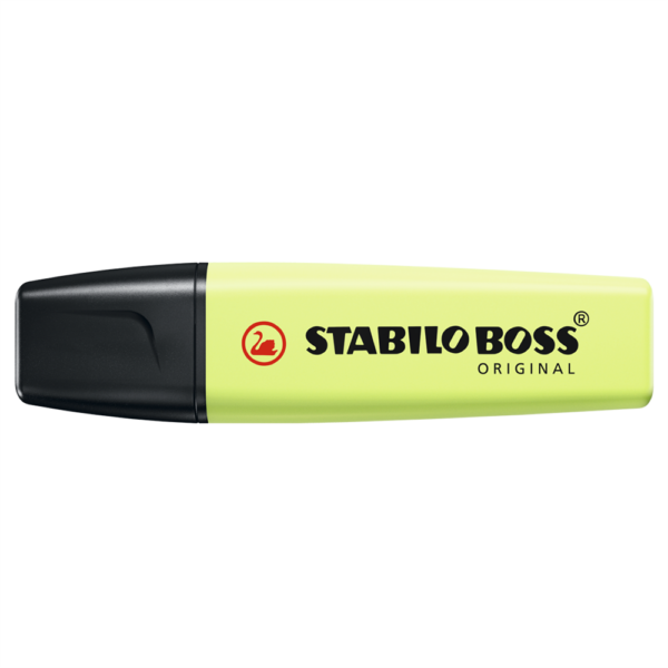 Szovegkiemelo 2 5mm vagott hegyu STABILO Boss original Pastel lime i589779