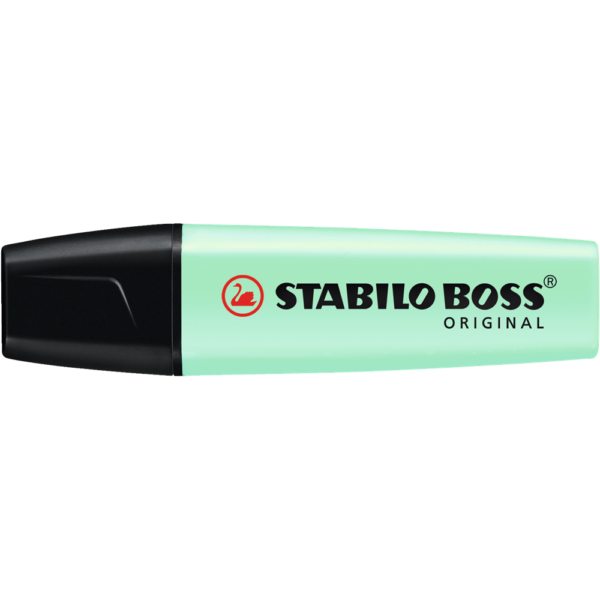 Szovegkiemelo 2 5mm vagott hegyu STABILO Boss original Pastel menta i598005