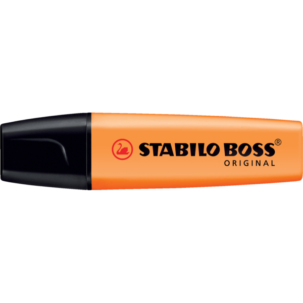 Szovegkiemelo 2 5mm vagott hegyu STABILO Boss original narancs i597060