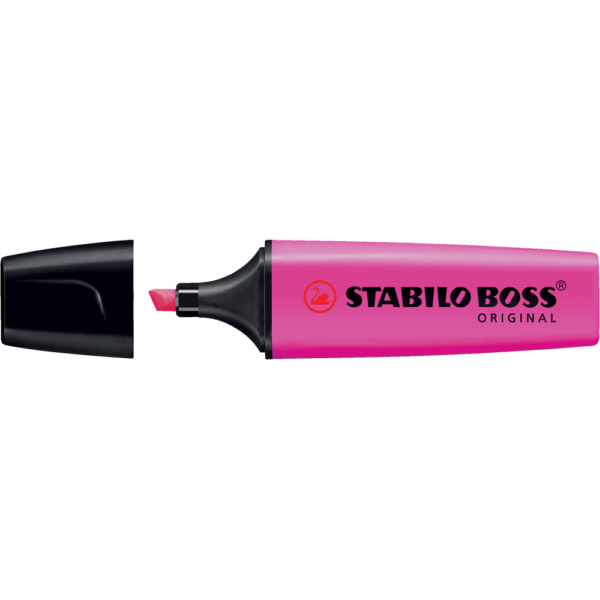 Szovegkiemelo 2 5mm vagott hegyu STABILO Boss original pink i598212