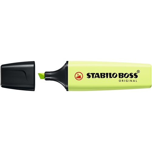 Szövegkiemelő Stabilo Boss Original pastel harmatos lime 1 Szövegkiemelő Stabilo Boss Original pastel harmatos lime