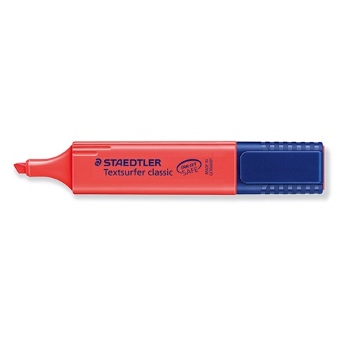 Szövegkiemelő Staedtler Textsurfer Classic piros 1 Szövegkiemelő Staedtler Textsurfer Classic piros