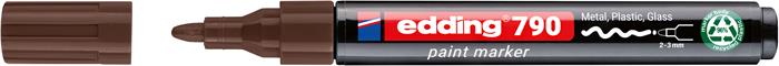 Lakkmarker, 2-3 mm, PCR, EDDING "790", barna 2 Lakkmarker, 2-3 mm, PCR, EDDING "790", barna