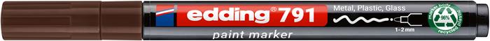 Lakkmarker, 1-2 mm, PCR, EDDING "791", barna 1 EDDING