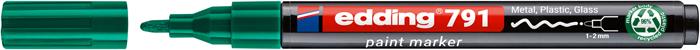 Lakkmarker, 1-2 mm, PCR, EDDING "791", zöld 2 Lakkmarker, 1-2 mm, PCR, EDDING "791", zöld