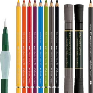 Készlet akvarell technikához, FABER-CASTELL "Discovery Set Albrecht Dürer", 12 db-os szett