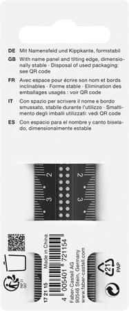 Vonalzó, műanyag, törhetetlen, 15 cm, FABER-CASTELL "Pöttyös", vegyes színek 4 Vonalzó, műanyag, törhetetlen, 15 cm, FABER-CASTELL "Pöttyös", vegyes színek - Image 4