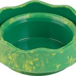 Ecsettál, műanyag, FABER-CASTELL "Click&Go", zöld