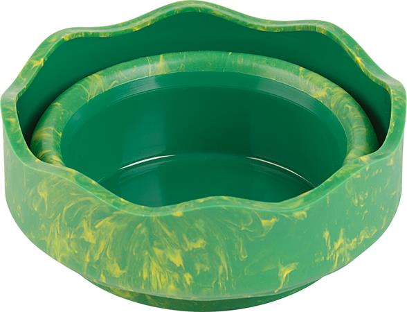 Ecsettál, műanyag, FABER-CASTELL "Click&Go", zöld