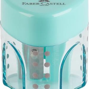 Hegyező display, egylyukú, tartályos FABER-CASTELL "GRIP Auto Mini", vegyes pasztell színek