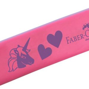 Radír display, háromszögletű, FABER-CASTELL, unikornis