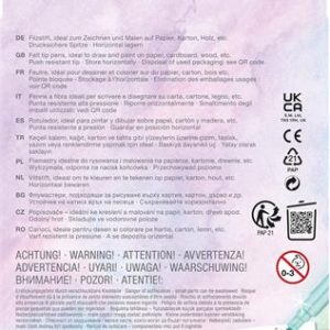 Filctoll készlet, FABER-CASTELL "Unikornis" 10 különböző szín + 3 csillámos