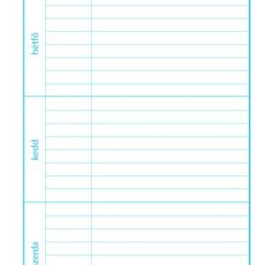 Kötött és tűzött füzetek A5