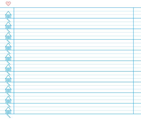 Füzet, tűzött, 235x280 mm, álló, 32 lap, 1. osztály, ICO "Süni Meixner" 3 Kötött és tűzött füzetek egyéb méretben