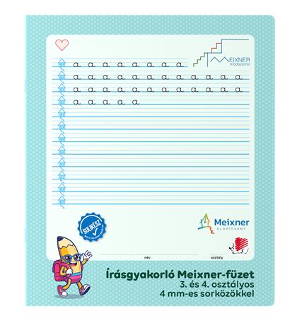 Füzet, tűzött, 280x240 mm, fekvő, 32 lap, 3. és 4. osztály, ICO "Süni Meixner" 2 Füzet, tűzött, 280x240 mm, fekvő, 32 lap, 3. és 4. osztály, ICO "Süni Meixner"