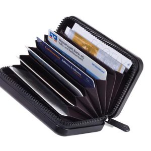 Bankkártyatartó, 20 db-os, RFID védelemmel, TROIKA, fekete