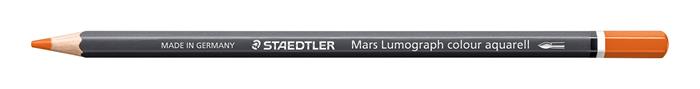 Akvarell színes ceruza, hatszögletű, STAEDTLER "Mars® Lumograph® 104", narancssárga 1 STAEDTLER