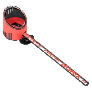 Grafitceruza készlet, hegyezővel, radírral, HB, STAEDTLER "Norix® 181", korall piros