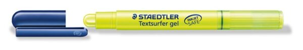 Szövegkiemelő, 3 mm, zselés, STAEDTLER "Textsurfer Gel 264", sárga