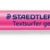 Szövegkiemelő, 3 mm, zselés, STAEDTLER "Textsurfer Gel 264", rózsaszín