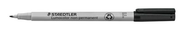 Alkoholmentes marker, OHP, 0,6 mm, STAEDTLER "Lumocolor® 316 F", fekete