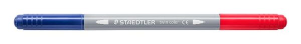 Rostirón készlet, 1/3 mm, kétvégű, STAEDTLER® "3280", 20 különböző szín