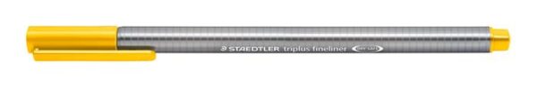 Tűfilc, 0,3 mm, STAEDTLER "Triplus 334", napsárga