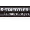 Alkoholos marker, 0,6/1,5 mm, kúpos, kétvégű, STAEDTLER "Lumocolor® duo 348", kék