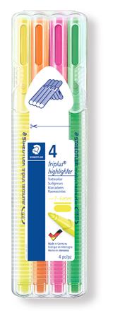 Szövegkiemelő készlet, 1-4 mm, STAEDTLER "Triplus 362", 4 különböző szín 1 STAEDTLER
