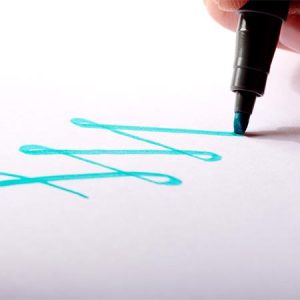 Kalligrafikus rostirón készlet, 2 mm, STAEDTLER "Pigment 375", 12 különböző szín