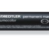 Alkoholos marker, 2-12 mm, vágott, STAEDTLER "Lumocolor® 388", fekete