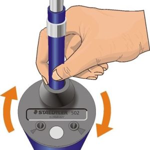 Hegyező, egylyukú, 2 mm-es hegyhez, STAEDTLER "Mars 502"