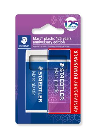 Radír, STAEDTLER "Mars® Plastic 526, 125 years", kék-lila 1 STAEDTLER